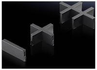 Rittal AX 2582.100 Flensplaat Kunststof Zwart 5 stuk(s)