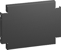 Rittal AX 2820.420 Sokkelplaat Plaatstaal Zwart 2 stuk(s)