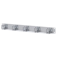 Rittal 7257200 19 inch Kabelgeleiding voor patchkast 1 HE Grijs