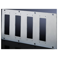 Rittal TS 8609.150 8609.150 Voorplaat Viervoudig (b x h) 338 mm x 168 mm Plaatstaal 1 stuk(s) Piece