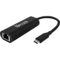 Rivet Networks Killer 2.5 Gigabit Ethernet (RJ 45) naar USB C 3.1 Adapter E3100U