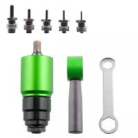 Rivetsleutelset Handbooradapter Compatibel met M3 M4 M5 M6 M8 M10 Aluminium Legering Elektrische Gun Accessoire Zeskants