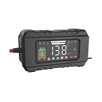 RJtianye 9 fase oplader 12V 15A / 24V 8A grote kleuren scherm accu oplader druppelladenmodus voor 12V 2Ah 200Ah / 24V 2A