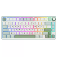 RK R75 81 toetsen Tri mode Draadloze Mechanische Gamingtoetsenbord Gasket Structuur Hot verwisselbaar MDA Profiel PBT To