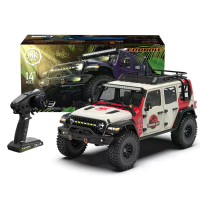 Rlaarlo MK 07 V2 1/7 2.4G 4WD Brushed RC Car Rock Crawler FLG Portal Axle Diffs Lock LED Light Oil Shocks Off Road Climb