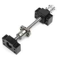 Rm1204 200mm Ball Screw With Ballnut And K10/bf10 End Support For Cnc Parts