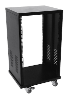 Roadinger SR 19 19 inch rack 22 HE Staal Incl. Wielen