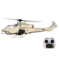 ROBAN 470 Klasse AH 1W 2.4G 6CH Super Cobra Marine 2 Bladen Flybarless RC Helicopter RTF