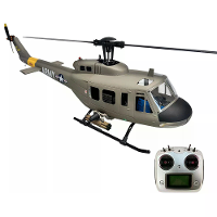 ROBAN 470 Klasse UH 1D 2.4G 8CH GPS Gestabiliseerde Schaal Flybarless RC Helicopter RTF Met X2 Vliegtuigcontroller