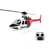 ROBAN Bell 206 450 Klasse 2.4G 11CH GPS Gestabiliseerde Schaal Flybarless RC Helikopter RTF Met X1 Vliegcontroller