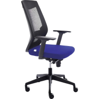 Rocada Bureaustoel 908 3 Blauw, Zwart R908335 1 stuk(s)