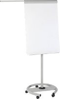 Rocada Flipchart 617 (b x h) 1900 mm x 640 mm Wit, Grijs Afwisbaar, Beschrijfbaar, In hoogte verstelbaar, Incl. Opbergbakje, Magneetband R617102