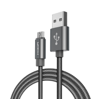 Rock 2.1A Braided Micro Usb Fast Data Sync Charging Cable 1m For Xiaomi Redmi Note 4 4x Samsung S7