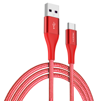 ROCK 5A Type C Magneet snellaaddatakabel voor HUAWEI P30 MI9 Oneplus 7 S10 S10+