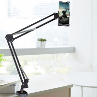 Rock Long Arm Lazy Holder Flexible Desktop Phone Stand Mount Bracket For 4 12.9 Inches Phone Tablet
