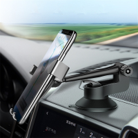 Rock Metal Gravity Auto Lock Car Holder 360 Degree Rotation Adjustable Sucker Phone Mount Bracket