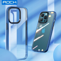 ROCK Transparante Bumper Case voor iPhone 14 Pro Max Anti Scratch Ultra Hard Clear Back Soft Panel Case voor iPhone 14 v