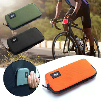 ROCKBROS 0.15L Draagbare Mini Fietstelefoon Tas Lichtgewicht Glad Rits Muntzak Portemonnee Gepartitioneerde Opslagpakket