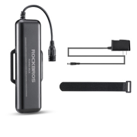 Rockbros 10400mah Bicycle Lamp Battery Pack 18650 Lithium Cycling Rechargeablemobile Power Supply