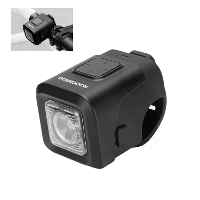 ROCKBROS 2 in 1 Fietslamp Hoorn 450LM Fietslamp Voorzijde 120dB Waarschuwingshoorn IPX6 Waterproof Type C Opladen Hoge D