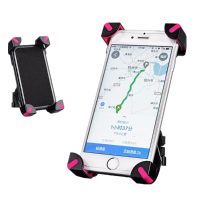 RockBros 360 Degree Rotation Adjustable Bicycle Handlebar Clip Holder for 3.5 7 Inch Phone GPS