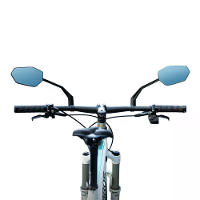 ROCKBROS 360° Verstelbare Fietsspiegel HD Brede Kijkhoek Explosieproof Glansvrije Fietsspiegel voor Veilige Achteruitrij