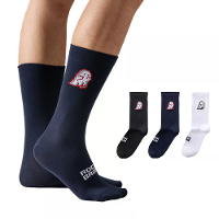 ROCKBROS Ademend Zweetafvoerende Fietssokken Hoge Elasticiteit Zachte Comfortabele Kniesokken Buiten Joggen Sportenokken