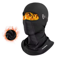 ROCKBROS Balaclava Fiets Motorhelm Masker Warme Fietsen Helm Binnenkappen Winddicht Ademend Skimasker met Brillengat