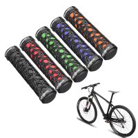 Rockbros Bike Bicycle Cycling Non Slip Handlebar Rubber Grips Double Lock On