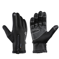 Rockbros Cycling Bicycle Thermal Gloves Warmproof Winter Warm Glove Antislip Waterproof Sports Glove