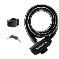 ROCKBROS Fiets Slot Draagbare Anti Diefstal Ring Slot met 2 Sleutels Veiligheidsslot voor MTB Fiets Motorfiets