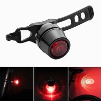 ROCKBROS Fietsachterlicht USB oplaadbaar, meervoudig veiligheidsremwaarschuwingsachterlicht, fietsaccessoires.