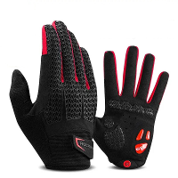 ROCKBROS Handschoenen voor fietsen met aanraakscherm GEL Vloeibare siliconen palm Winddicht Terry Design Rijden Warme Be