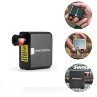 ROCKBROS Mini Draagbare Elektrische Fietspomp 100PSI Vermogen 300mAh Batterij USB Oplaadbaar Lichtgewicht Inflator voor