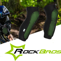Rockbros One Pair Of Cycling Kneepad Breathable Leg Knee Support Brace Wrap Protector