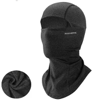 ROCKBROS Outdoor Winter Warm Fietshoofddeksel Fleece Winddicht Thermisch Gezichtsmasker Nekbedekking voor MTB Rijden Ski