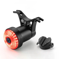 ROCKBROS Q0 Qzero Fietstas Achterlicht Slim Auto Hoge Helderheid Remdetectie Waterdichte LED USB Opladen Fiets Achterlic