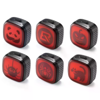 ROCKBROS Q2 MAX Fiets Achterlicht 400 mAh USB C Oplaadbaar Waterdicht Auto Rem Achterlicht voor Nachtelijk Rijden Veilig