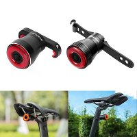 ROCKBROS Q5 Slimme Auto Rem Sensing Fiets Achterlicht Vibratie Sensor Wake up IPX6 Waterdicht USB Oplaadbaar Fiets Achte