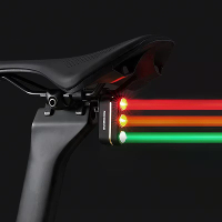 ROCKBROS Slimme Vibratie Rem Sensor Fiets Achterlicht 460mAh Batterij 5 Lichtstanden Type C Oplaadbaar IP64 Waterdicht S