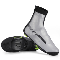 Rockbros Waterproof Sports Shoes Reflective Cover Cycling Bike Windproof Lycra Fabric Shoes Covers