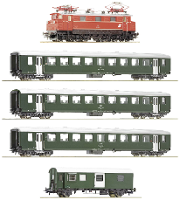 Roco 61494 H0 5 delige set elektrische locomotief 1670.27 Met personenrijtuigen van de ÖBB