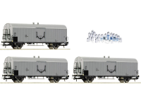 Roco 67118 H0 3 delige set melkwagens van de Ã BB