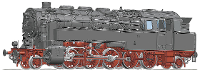 Roco 71097 H0 stoomlocomotief 95 1027 2 van het DB museum