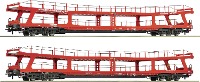 Roco 77047 H0 2 delige set autotransportwagens van de Rail Touristik Express