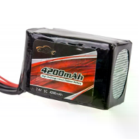 Rovan 630251 7.4V 4200mAh 5C 2S Lipo Batterij voor Baja Rc Auto Model Onderdelen