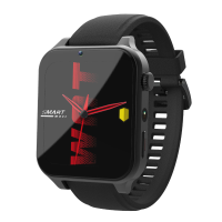 Rogbid Brave 3 1.99 Inch 400 * 454px Scherm 4G + 64G Android smartwatch Sim kaart WiFi GPS Positionering Dual Camera'