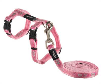 Rogz For Cats Sparklecat Tuig Voor Met Looplijn Voor Kat Roze #95;_20 30 Cmx1,8 Mtr