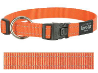 Rogz For Dogs Fanbelt Halsband Voor Hond Oranje 20 Mmx34 56 Cm