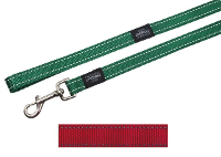 Rogz For Dogs Fanbelt Long Lijn Voor Hond Rood 20 Mmx1,8 Mtr